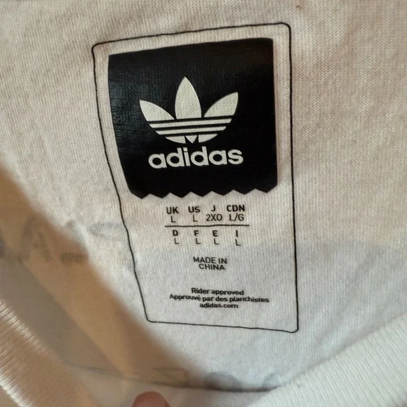 Adidas x A$AP Ferg Trap Lord White Long Sleeve T-shirt - Picture 4 of 7